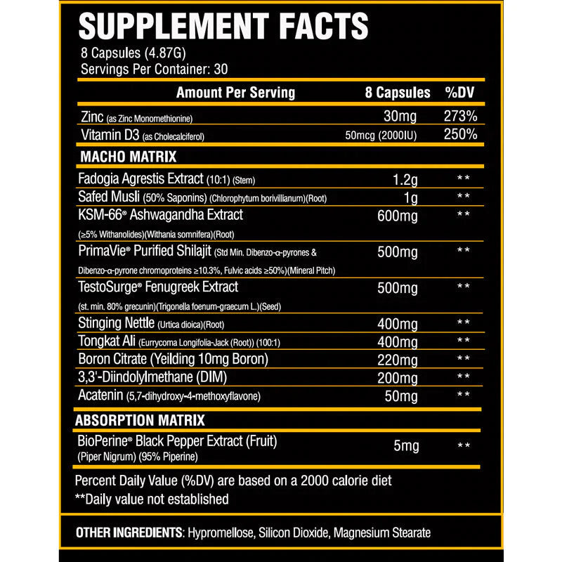 ASC Supplements MACHO